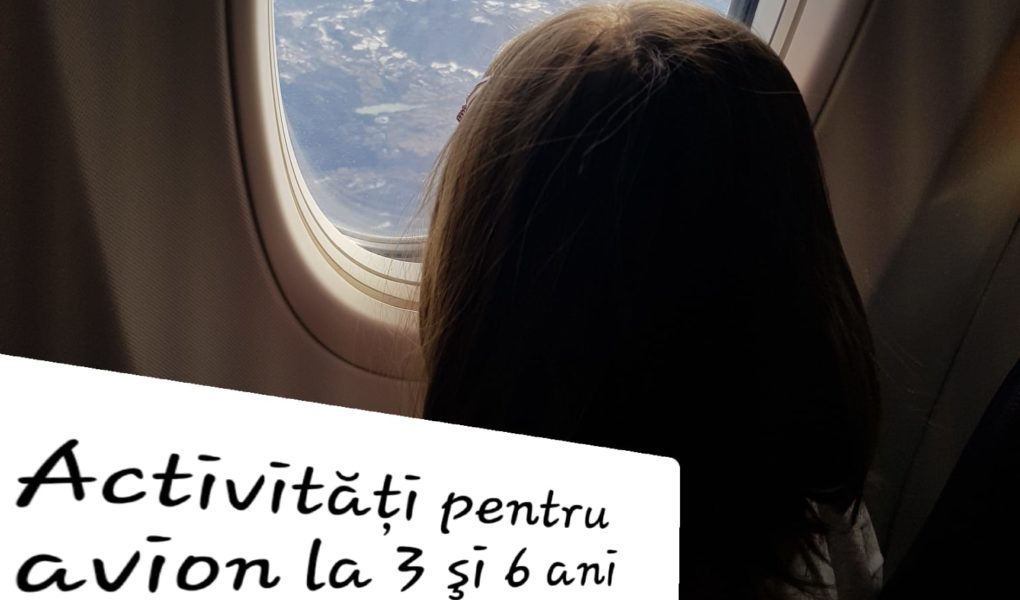 Activități pentru avion la 3 şi 6 ani