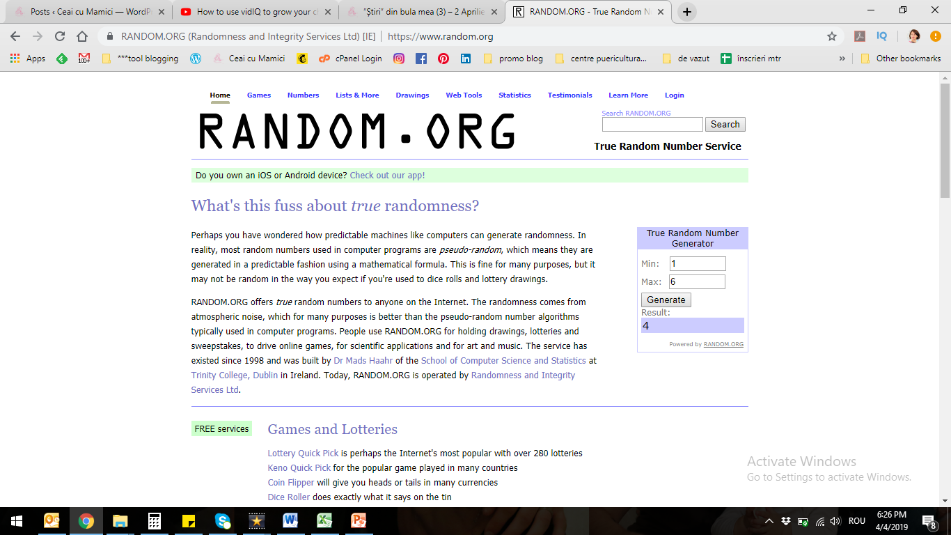 ”Știri” din bula mea (3) – 2 Aprilie