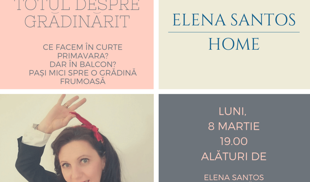 despre gradinarit elena santos
