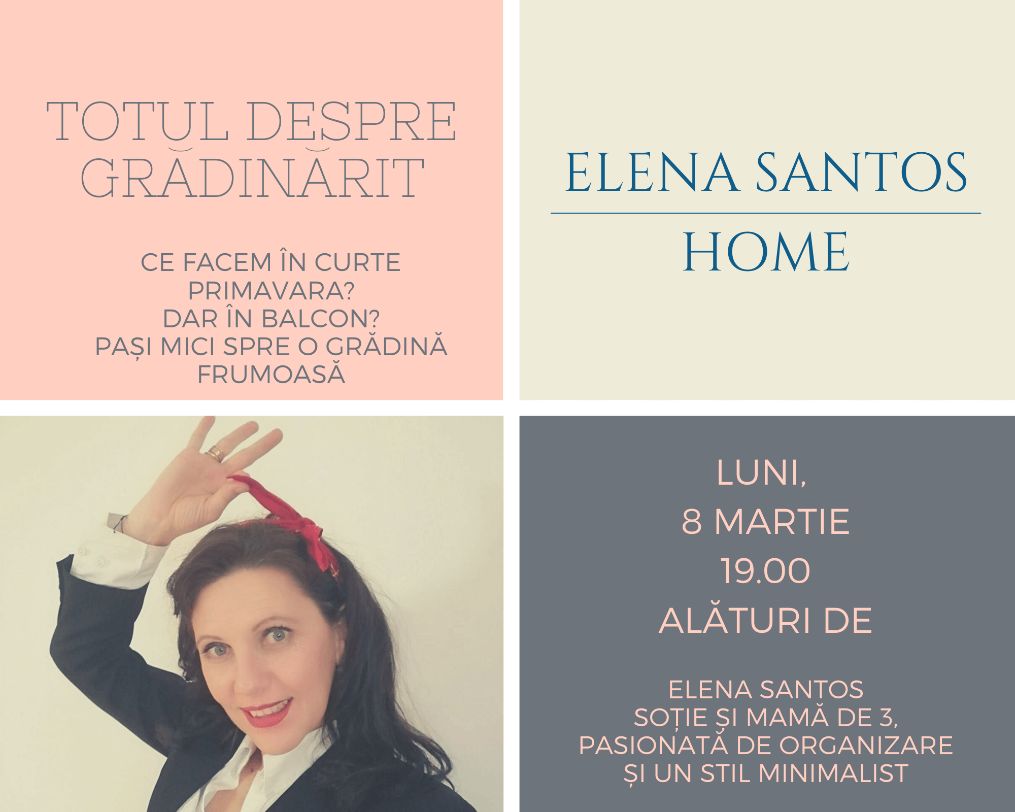 despre grădinărit elena santos