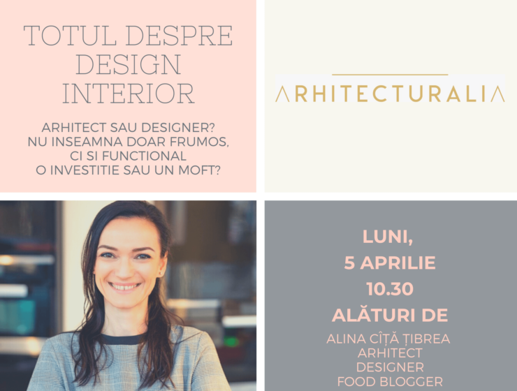 Despre design interior cu Alina Cata Tibrea - #DeVorbaLaUnCeai Ep. 5 design interior alina cata tibrea